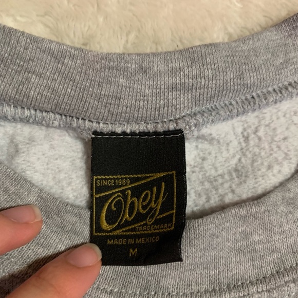 OBEY cheetah print sweatshirt - Picture 6 of 8